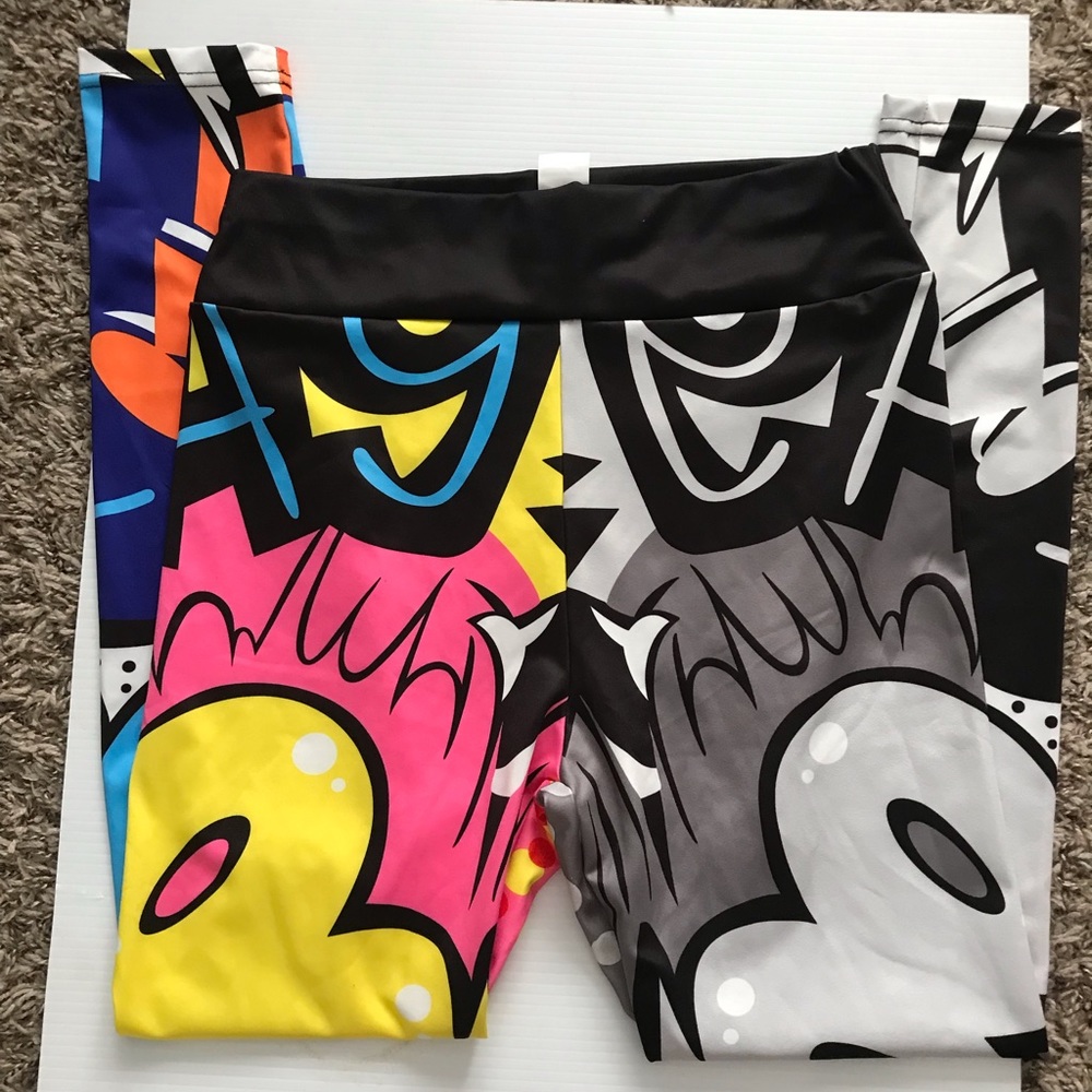 Comic book leggings